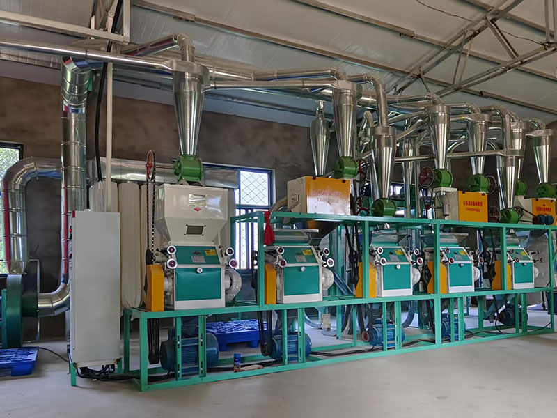 全自動面粉機設(shè)備的加工特點